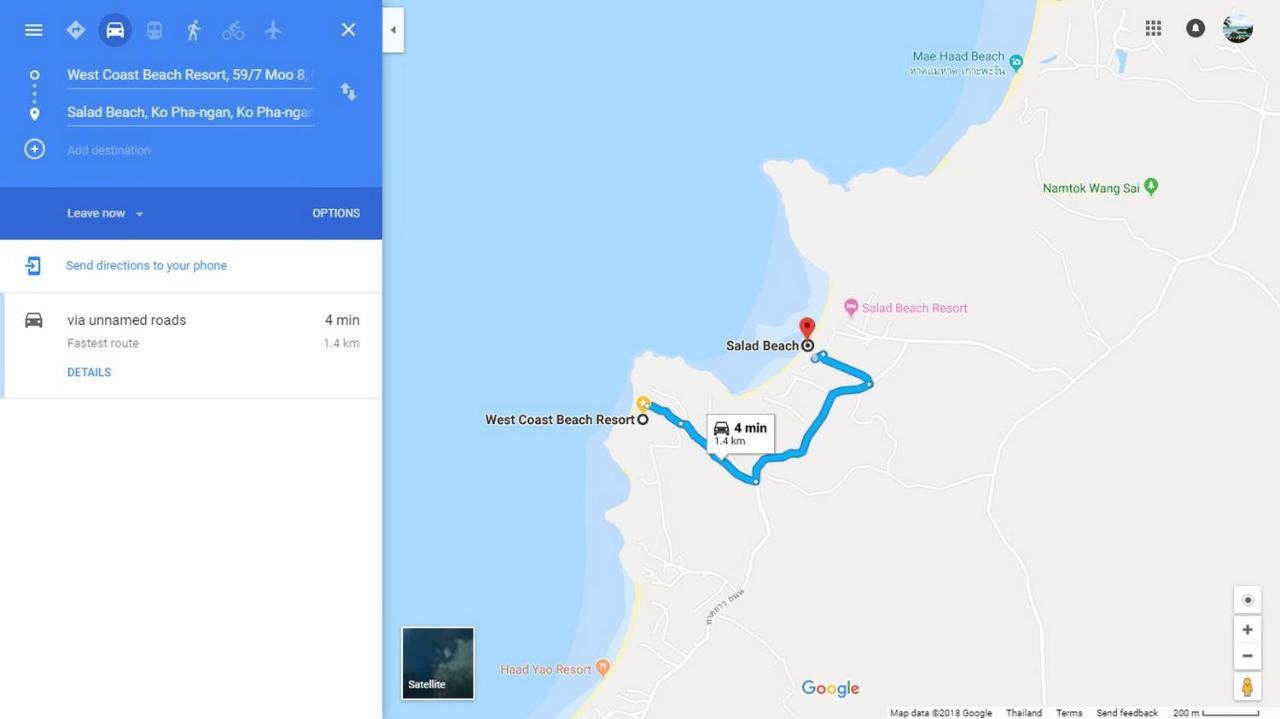 West Coast Beach Resort 코팡안 외부 사진